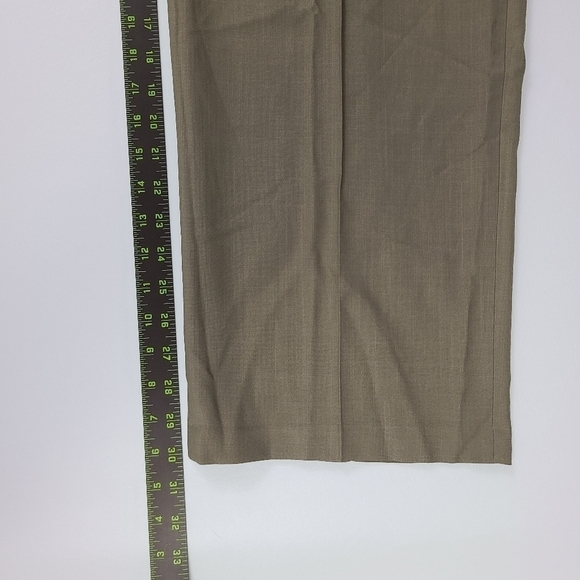 NWT Haggar Dress Pant Men's size 44 x 30 Smart Fiber Comfort Waist Tan - Picture 9 of 12